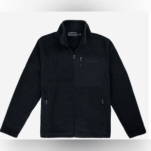 Free Country Men's  Wind & Water Resistant Softshell Full Zip Jacket Black